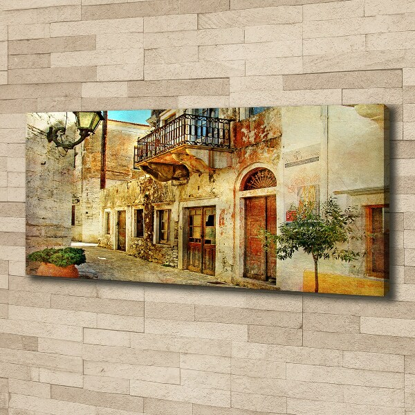 Fotocuadro en lienzo de alta calidad horizontal Calles en Grecia