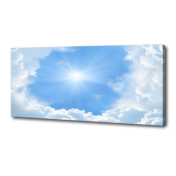 Fotocuadro en lienzo de alta calidad horizontal Nubes en el cielo