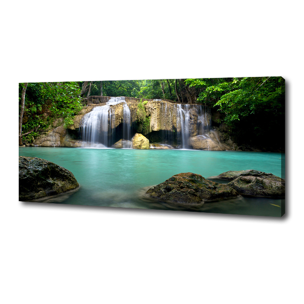 Cuadro canvas con impresión uv duradera horizontal Cascada