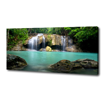 Cuadro canvas con impresión uv duradera horizontal Cascada
