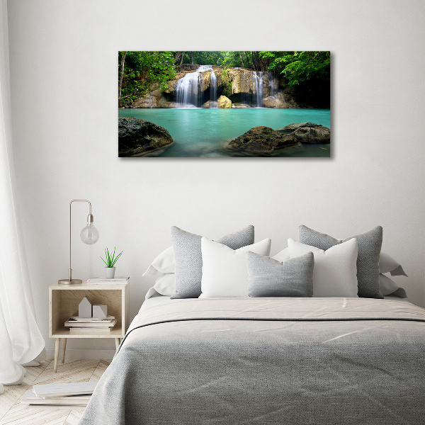 Cuadro canvas con impresión uv duradera horizontal Cascada