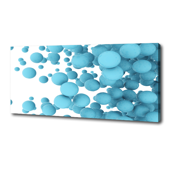 Cuadro canvas con impresión uv duradera horizontal Esferas abstractas