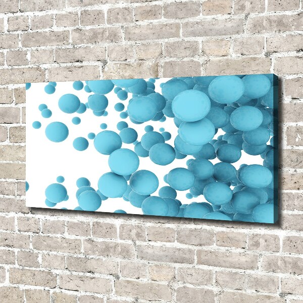 Cuadro canvas con impresión uv duradera horizontal Esferas abstractas