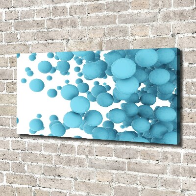 Cuadro canvas con impresión uv duradera horizontal Esferas abstractas