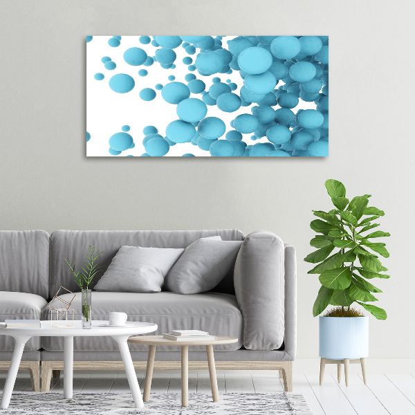 Cuadro canvas con impresión uv duradera horizontal Esferas abstractas
