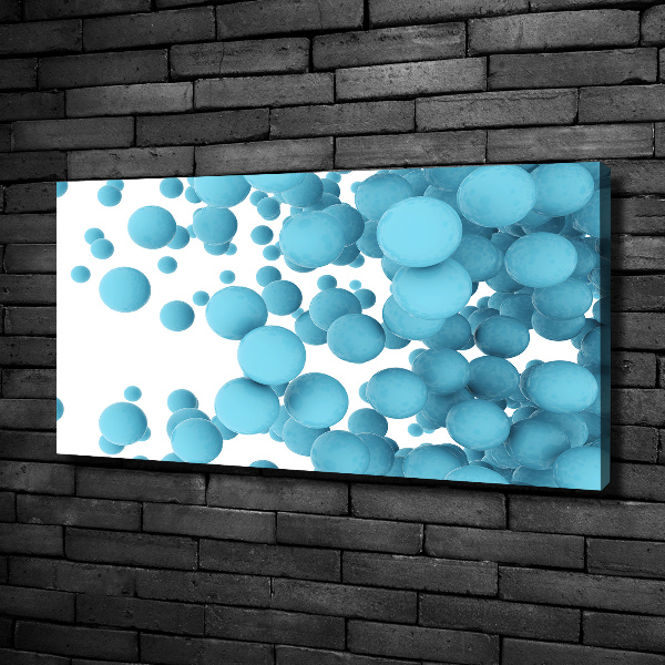 Cuadro canvas con impresión uv duradera horizontal Esferas abstractas