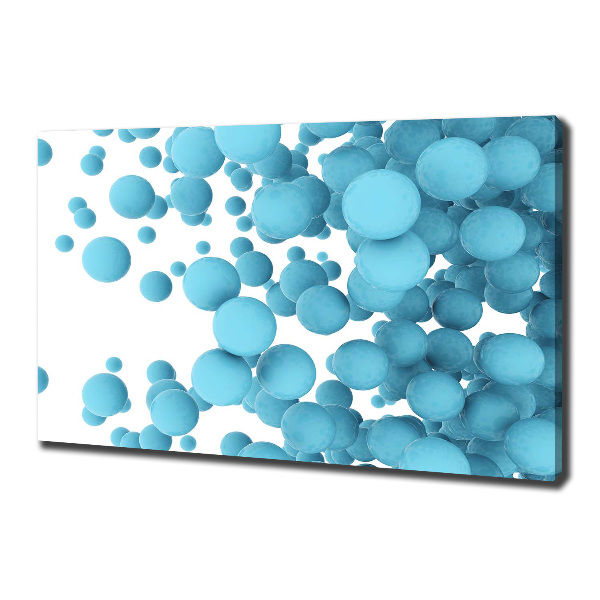 Cuadro canvas con impresión uv duradera horizontal Esferas abstractas