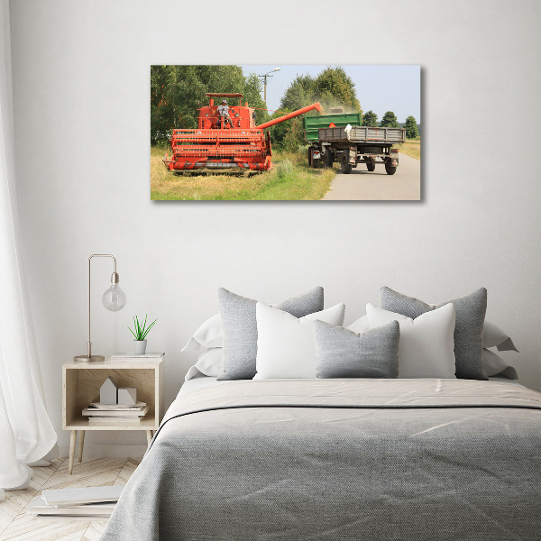 Foto obraz canvas Kombajn