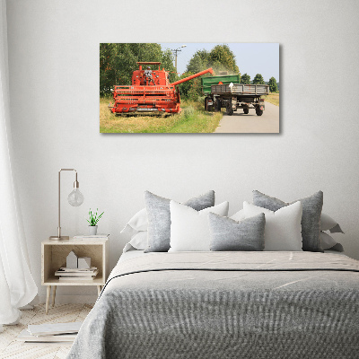 Foto obraz canvas Kombajn