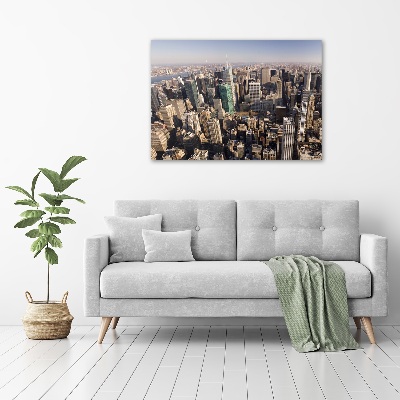 Foto en lienzo con acabado profesional horizontal Vista aérea de Nueva York
