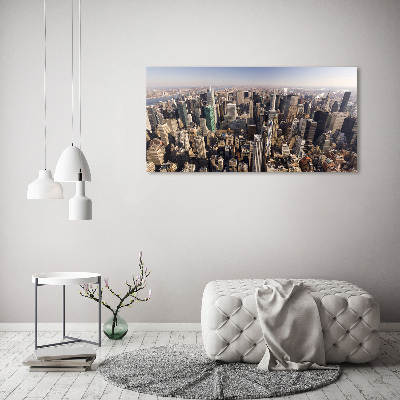 Foto en lienzo con acabado profesional horizontal Vista aérea de Nueva York