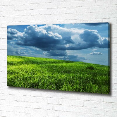 Fotocuadro en lienzo de alta calidad horizontal Nubes de tormenta