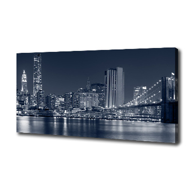 Cuadro canvas moderno de gran formato horizontal Manhattan Nueva York