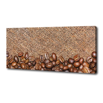 Cuadro canvas con impresión uv duradera horizontal Granos de café