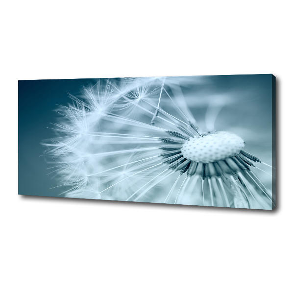 Cuadro canvas moderno de gran formato horizontal Diente de león