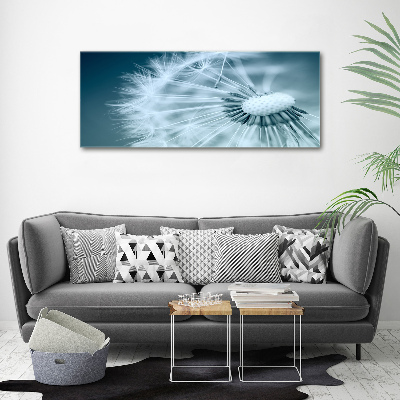Cuadro canvas moderno de gran formato horizontal Diente de león
