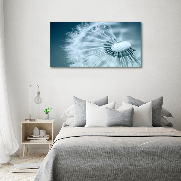 Cuadro canvas moderno de gran formato horizontal Diente de león