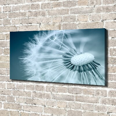 Cuadro canvas moderno de gran formato horizontal Diente de león