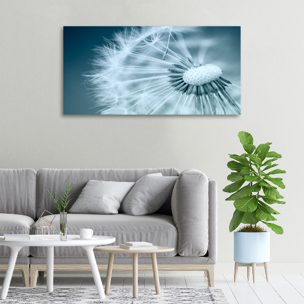 Cuadro canvas moderno de gran formato horizontal Diente de león