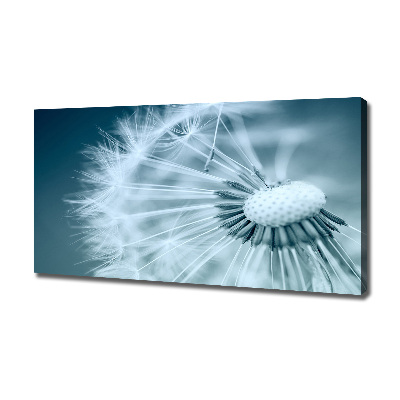 Cuadro canvas moderno de gran formato horizontal Diente de león