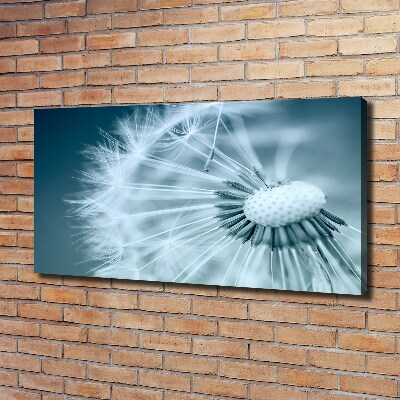 Cuadro canvas moderno de gran formato horizontal Diente de león