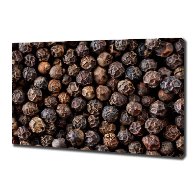 Fotocuadro en lienzo de alta calidad horizontal Granos de pimienta