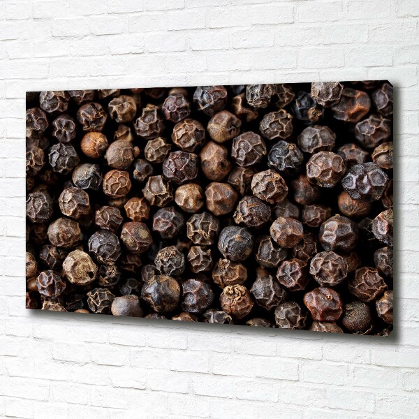 Fotocuadro en lienzo de alta calidad horizontal Granos de pimienta