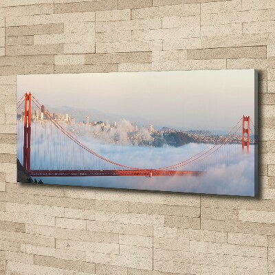 Fotocuadro en lienzo de alta calidad horizontal Puente de San Francisco