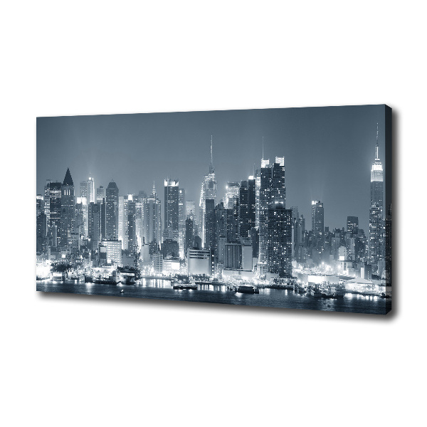 Cuadro canvas con impresión uv duradera horizontal Manhattan Nueva York