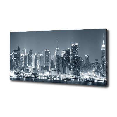 Cuadro canvas con impresión uv duradera horizontal Manhattan Nueva York