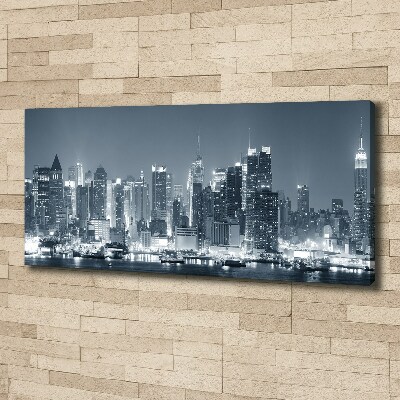 Cuadro canvas con impresión uv duradera horizontal Manhattan Nueva York