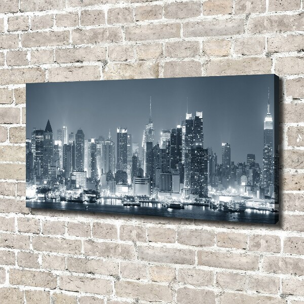 Cuadro canvas con impresión uv duradera horizontal Manhattan Nueva York