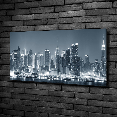 Cuadro canvas con impresión uv duradera horizontal Manhattan Nueva York