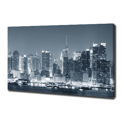Cuadro canvas con impresión uv duradera horizontal Manhattan Nueva York