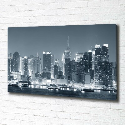 Cuadro canvas con impresión uv duradera horizontal Manhattan Nueva York
