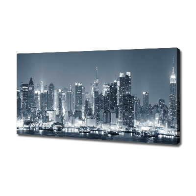Cuadro canvas con impresión uv duradera horizontal Manhattan Nueva York