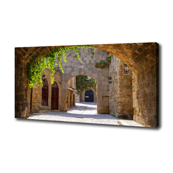 Cuadro canvas con impresión uv duradera horizontal Calles con encanto