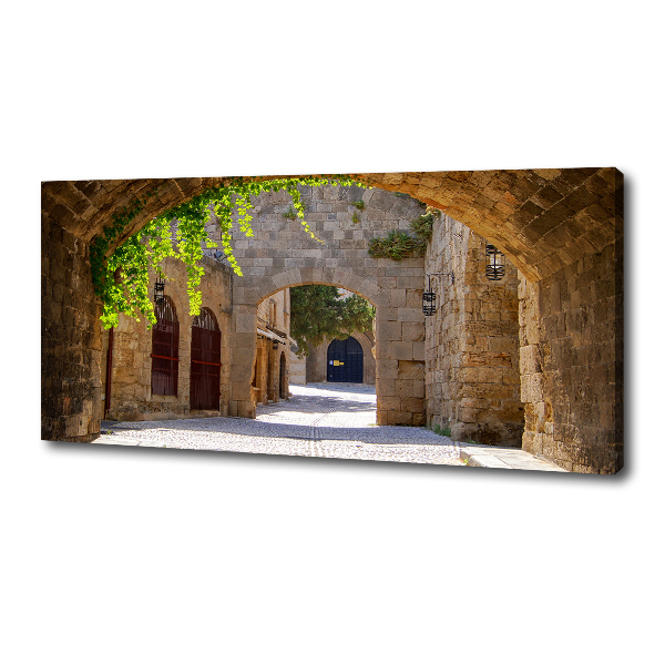 Cuadro canvas con impresión uv duradera horizontal Calles con encanto