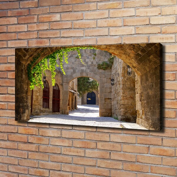 Cuadro canvas con impresión uv duradera horizontal Calles con encanto