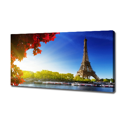 Foto en lienzo con acabado profesional horizontal Torre Eiffel de París