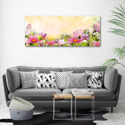 Cuadro canvas con impresión uv duradera horizontal Amapolas