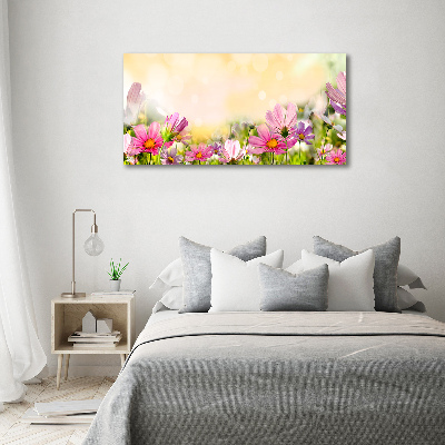 Cuadro canvas con impresión uv duradera horizontal Amapolas