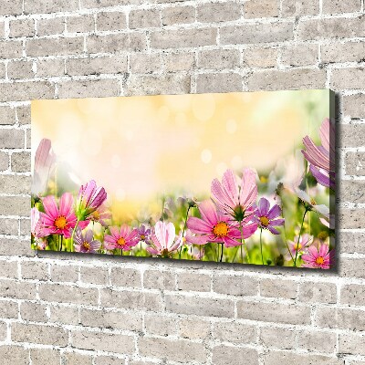 Cuadro canvas con impresión uv duradera horizontal Amapolas