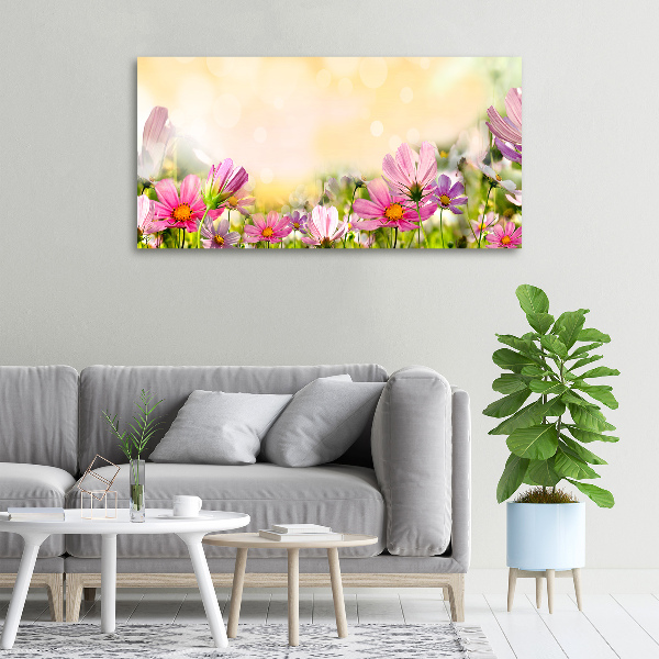 Cuadro canvas con impresión uv duradera horizontal Amapolas