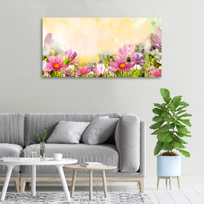 Cuadro canvas con impresión uv duradera horizontal Amapolas