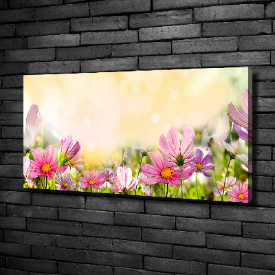 Cuadro canvas con impresión uv duradera horizontal Amapolas