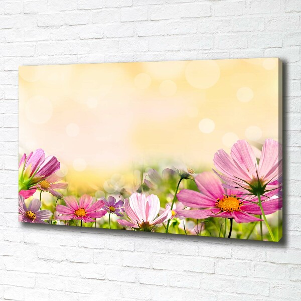 Cuadro canvas con impresión uv duradera horizontal Amapolas