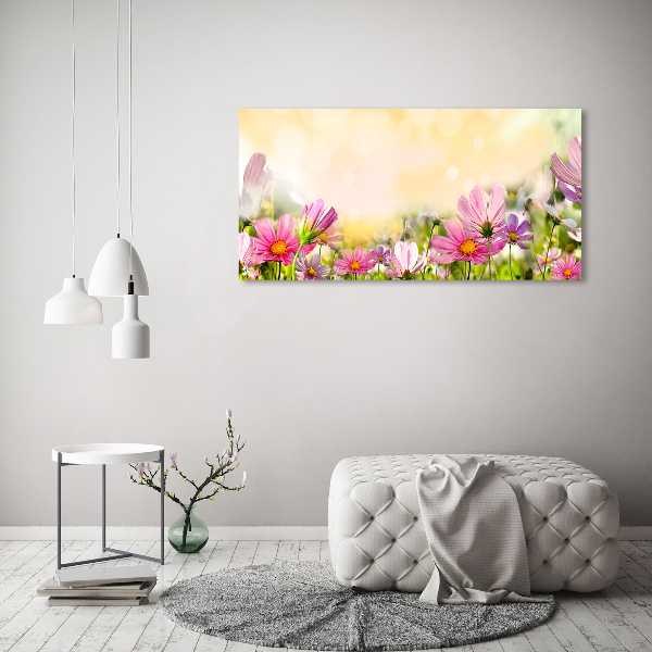 Cuadro canvas con impresión uv duradera horizontal Amapolas