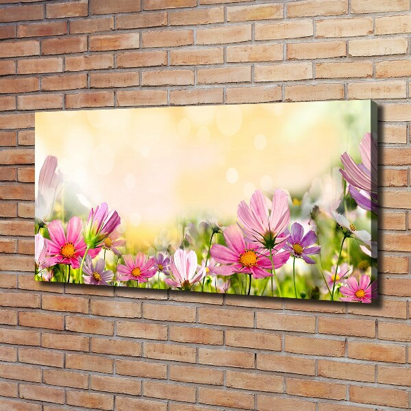 Cuadro canvas con impresión uv duradera horizontal Amapolas