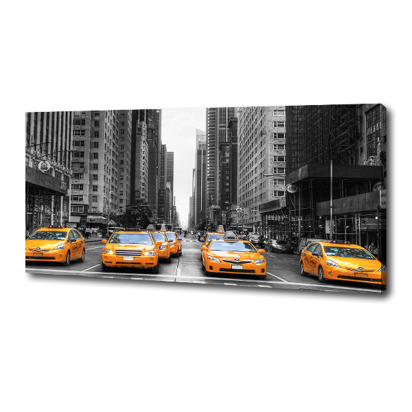 Foto en lienzo con acabado profesional horizontal Taxis de Nueva York